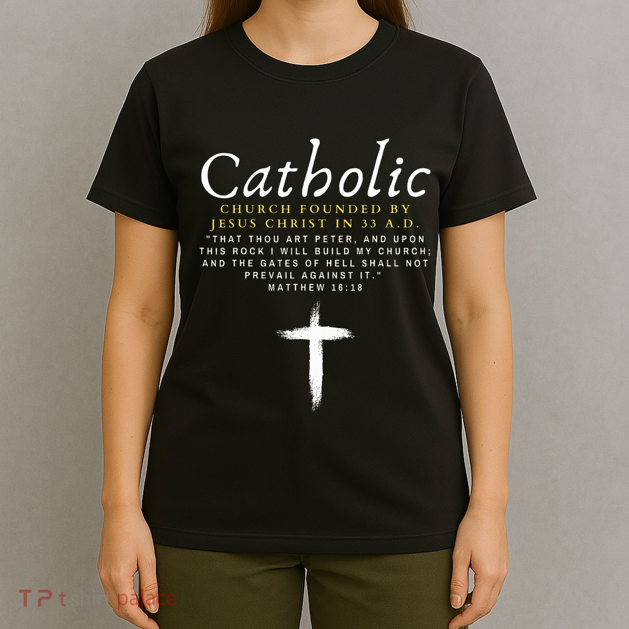 Motivational Catholic Church History Uplifting Pun T-Shirt