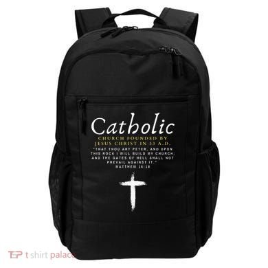 Motivational Catholic Church History Uplifting Pun Backpack
