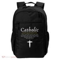 Motivational Catholic Church History Uplifting Pun Backpack thumb 0