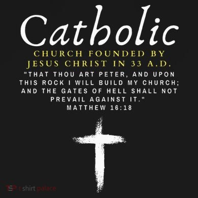 Motivational Catholic Church History Uplifting Pun Polo
