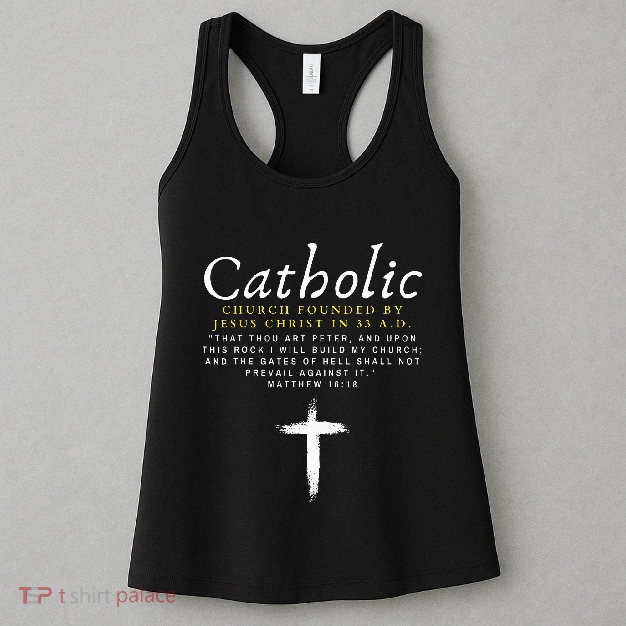 Motivational Catholic Church History Uplifting Pun Women's Tank Top