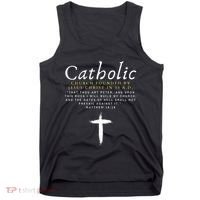Motivational Catholic Church History Uplifting Pun Tank Top thumb 0