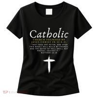Motivational Catholic Church History Uplifting Pun Women's T-Shirt thumb 0
