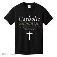 Motivational Catholic Church History Uplifting Pun Kids T-Shirt thumb 0