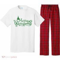 Merry Christmas Cute Gift Pajama Set thumb 0