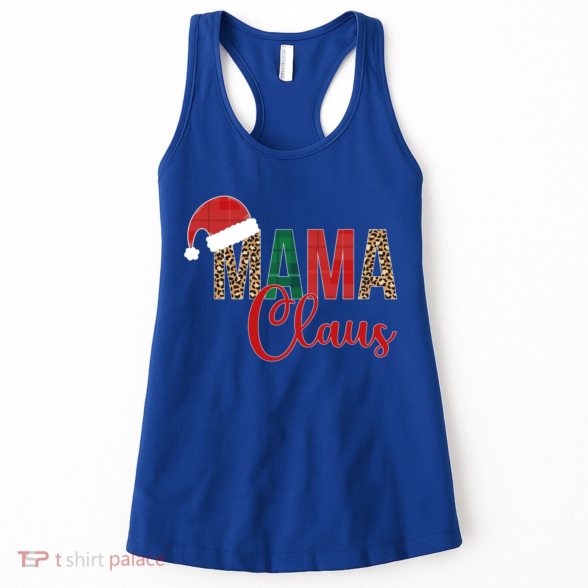Mama Claus Christmas Family Matching Xmas Party Meaningful Gift Women's Tank Top