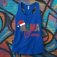 Mama Claus Christmas Family Matching Xmas Party Meaningful Gift Women's Tank Top thumb 3