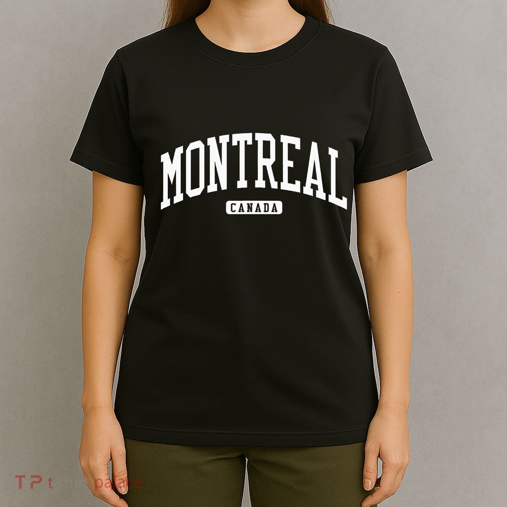 Montreal Canada College University Style T-Shirt