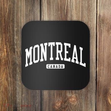 Montreal Canada College University Style Coaster