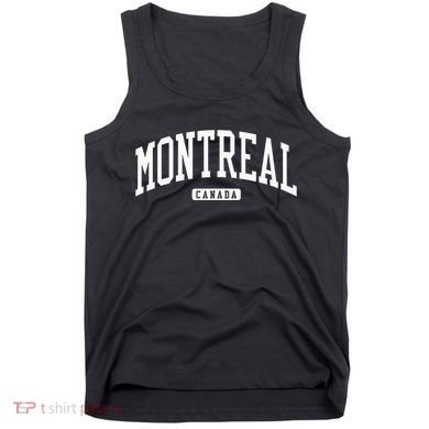 Montreal Canada College University Style Tank Top