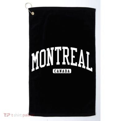 Montreal Canada College University Style Golf Towel