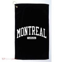 Montreal Canada College University Style Golf Towel thumb 0