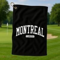 Montreal Canada College University Style Golf Towel thumb 1