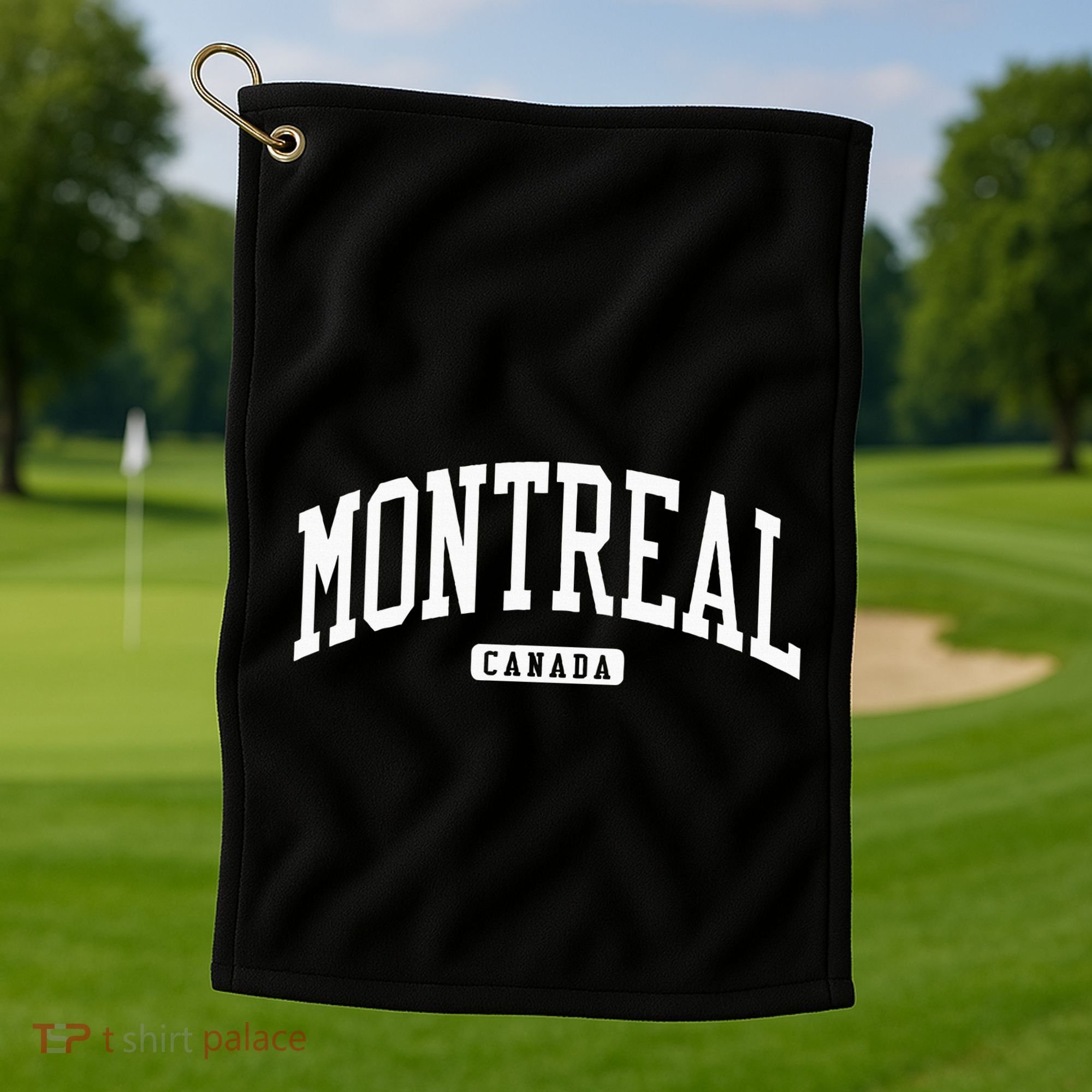 Montreal Canada College University Style Golf Towel