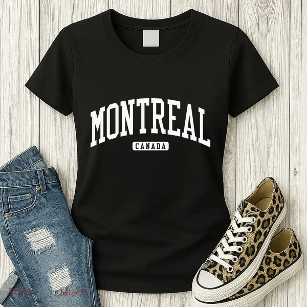 Montreal Canada College University Style Women's T-Shirt
