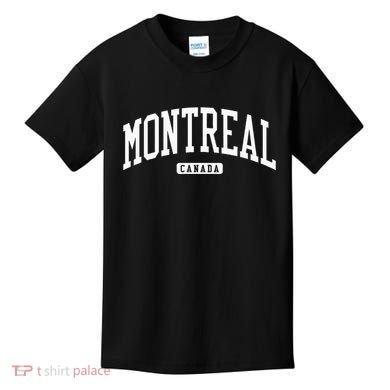 Montreal Canada College University Style Kids T-Shirt