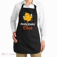 Mahjong Chick Chinese Board Game Mah Jongg Player Apron thumb 2