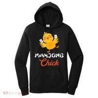 Mahjong Chick Chinese Board Game Mah Jongg Player Women's Hoodie thumb 0