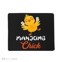 Mahjong Chick Chinese Board Game Mah Jongg Player Mousepad thumb 0