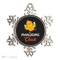 Mahjong Chick Chinese Board Game Mah Jongg Player Ornament thumb 0