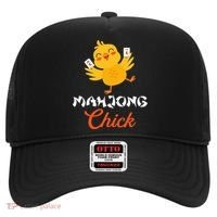 Mahjong Chick Chinese Board Game Mah Jongg Player Hat thumb 0
