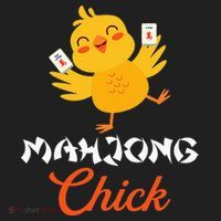 Mahjong Chick Chinese Board Game Mah Jongg Player Hat thumb 2