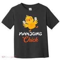 Mahjong Chick Chinese Board Game Mah Jongg Player Toddler T-Shirt thumb 0