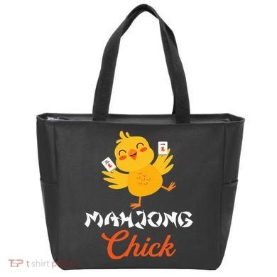Mahjong Chick Chinese Board Game Mah Jongg Player Tote Bag