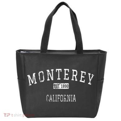 Monterey California Ca Vintage Tote Bag