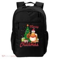 Merry Chickmas Chicken Christmas Funny Gift Xmas Gift Meaningful Gift Backpack thumb 0