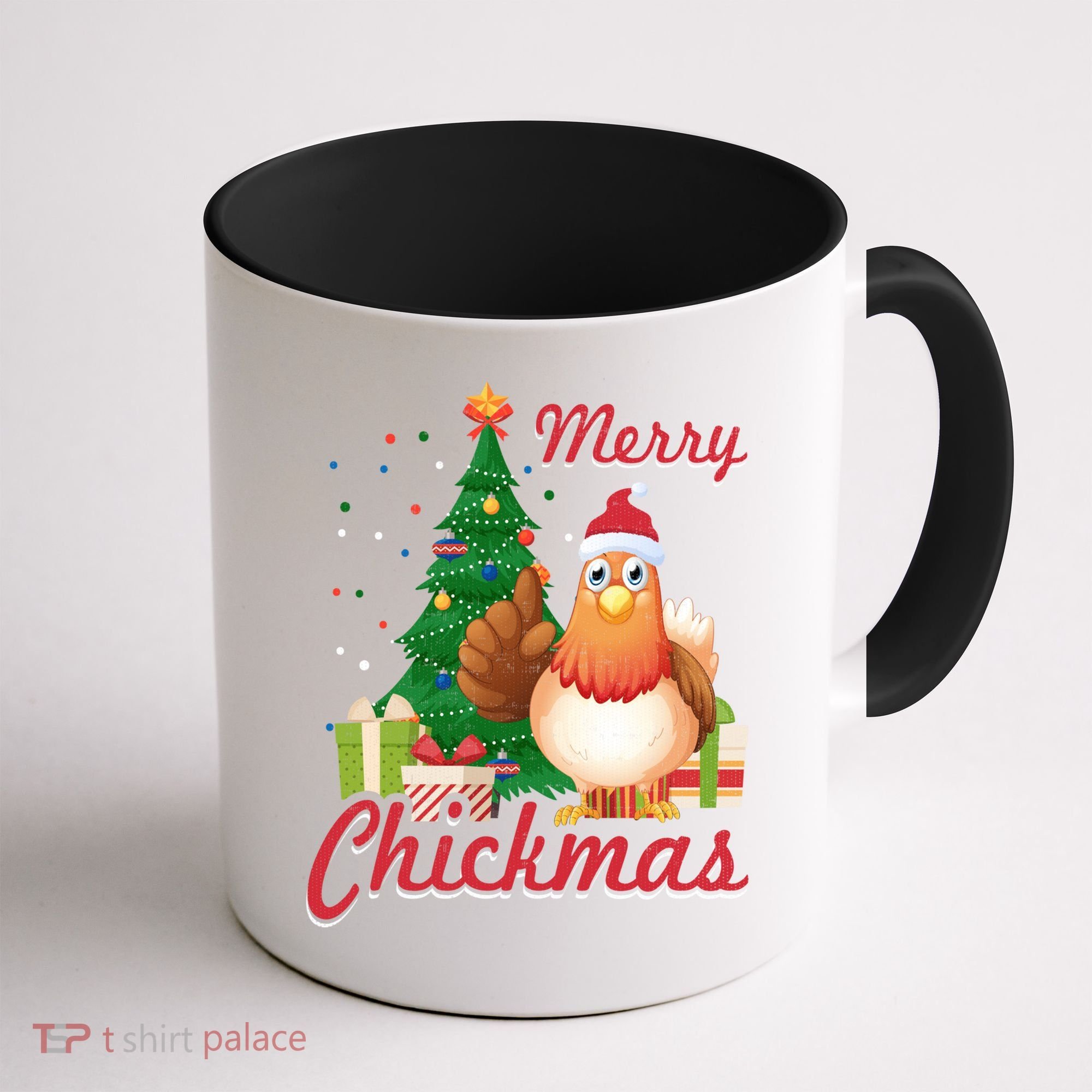 Merry Chickmas Chicken Christmas Funny Gift Xmas Gift Meaningful Gift Coffee Mug