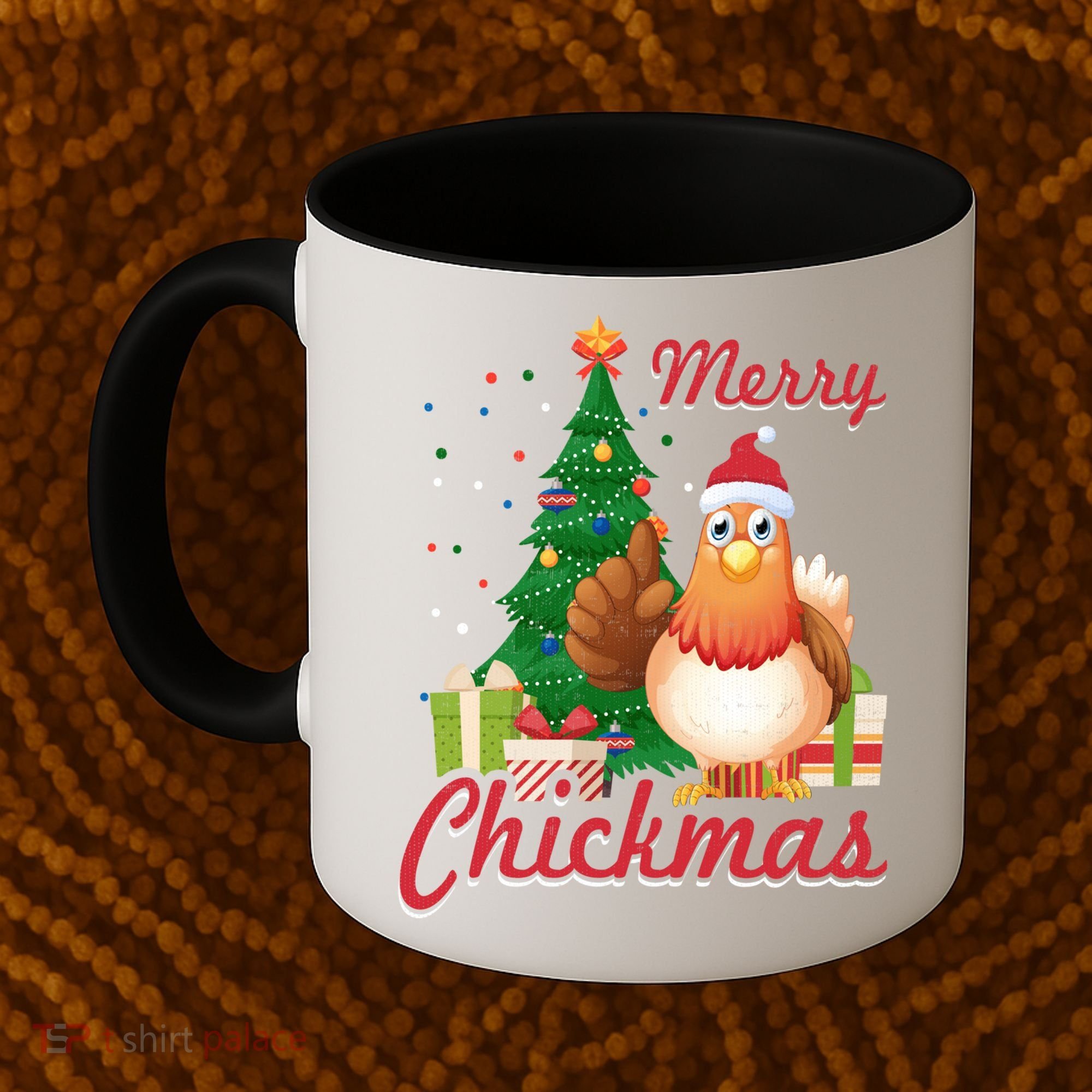 Merry Chickmas Chicken Christmas Funny Gift Xmas Gift Meaningful Gift Coffee Mug