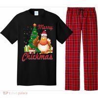Merry Chickmas Chicken Christmas Funny Gift Xmas Gift Meaningful Gift Pajama Set thumb 0