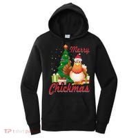 Merry Chickmas Chicken Christmas Funny Gift Xmas Gift Meaningful Gift Women's Hoodie thumb 0