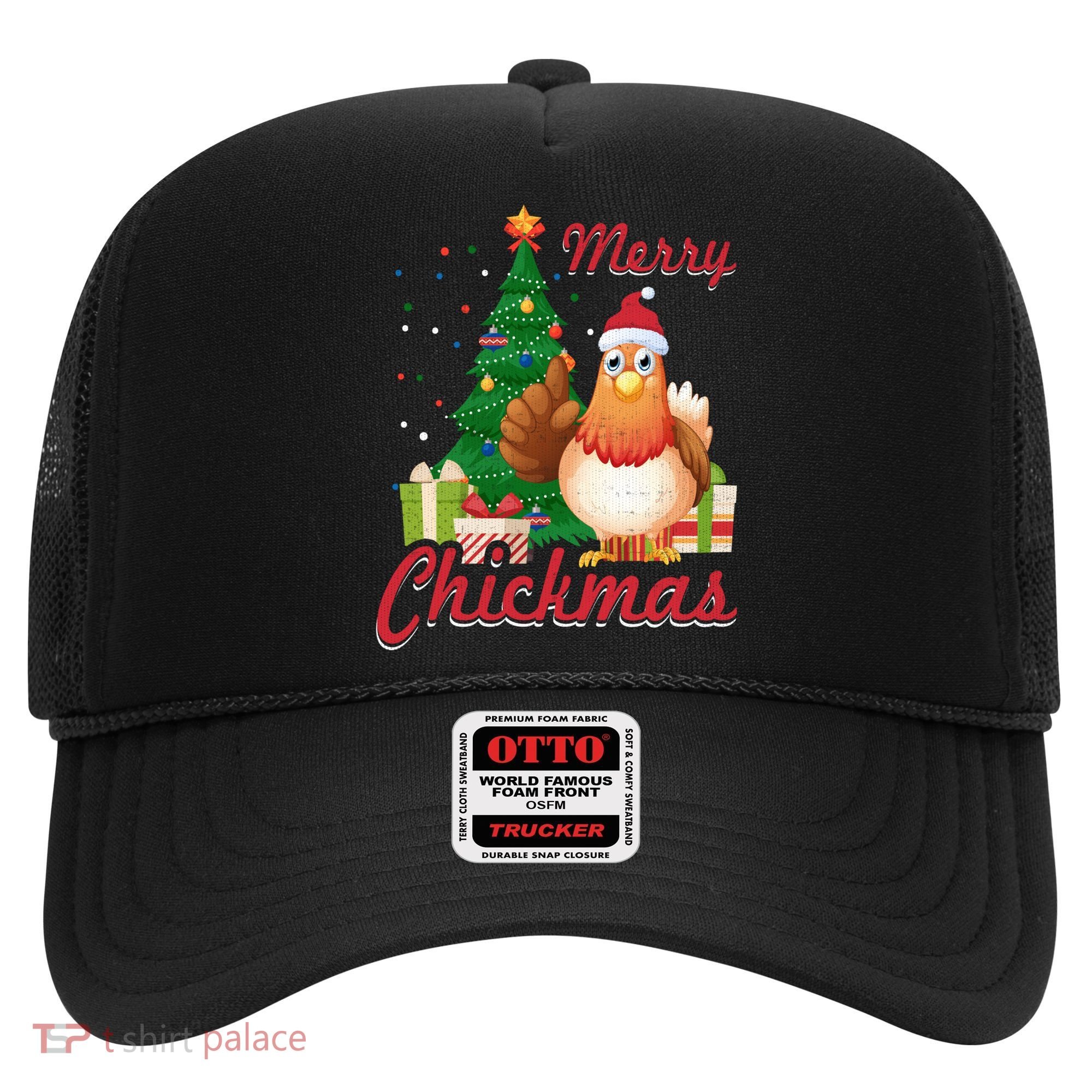 Merry Chickmas Chicken Christmas Funny Gift Xmas Gift Meaningful Gift Hat