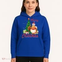 Merry Chickmas Chicken Christmas Funny Gift Xmas Gift Meaningful Gift Hoodie thumb 5