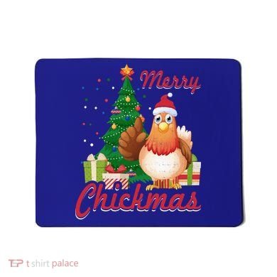 Merry Chickmas Chicken Christmas Funny Gift Xmas Gift Meaningful Gift Mousepad