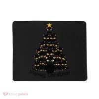 Meowy Cat Christmas Tree Shirt  Wo Tee Plus Size Mousepad thumb 0
