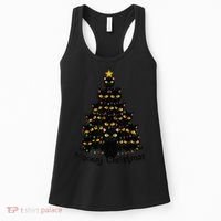 Meowy Cat Christmas Tree Shirt  Wo Tee Plus Size Women's Tank Top thumb 0