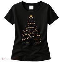 Meowy Cat Christmas Tree Shirt  Wo Tee Plus Size Women's T-Shirt thumb 0
