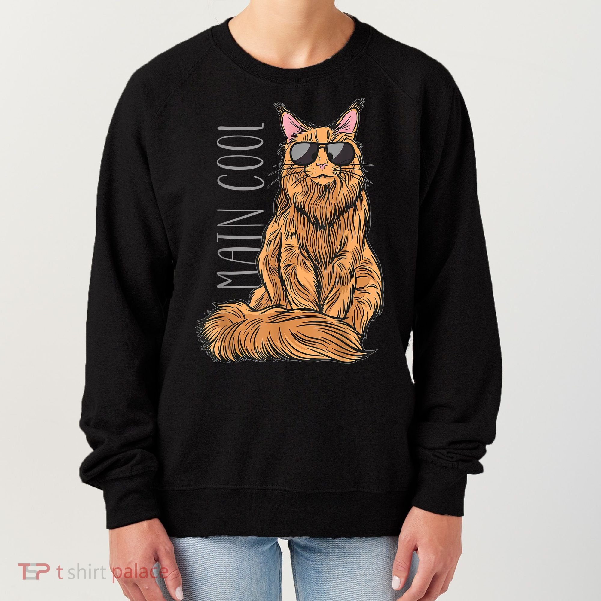 Maine Coon Cat Main Cool Women's Sweatshirt