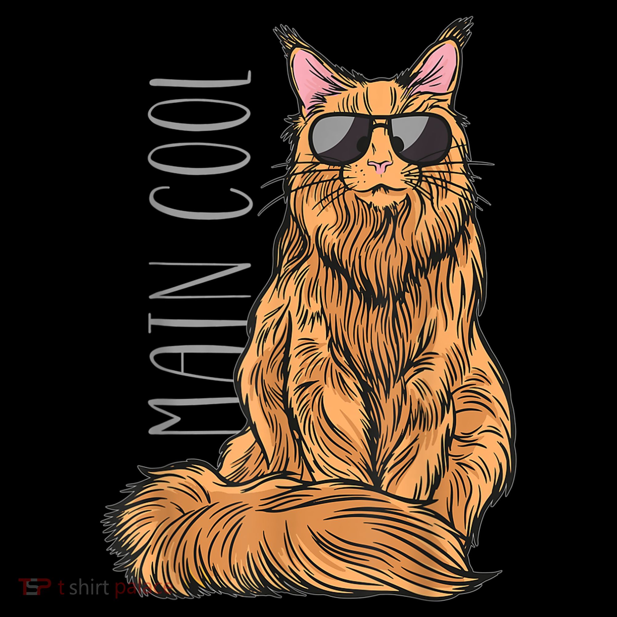 Maine Coon Cat Main Cool USA-Made Doggie Bandana