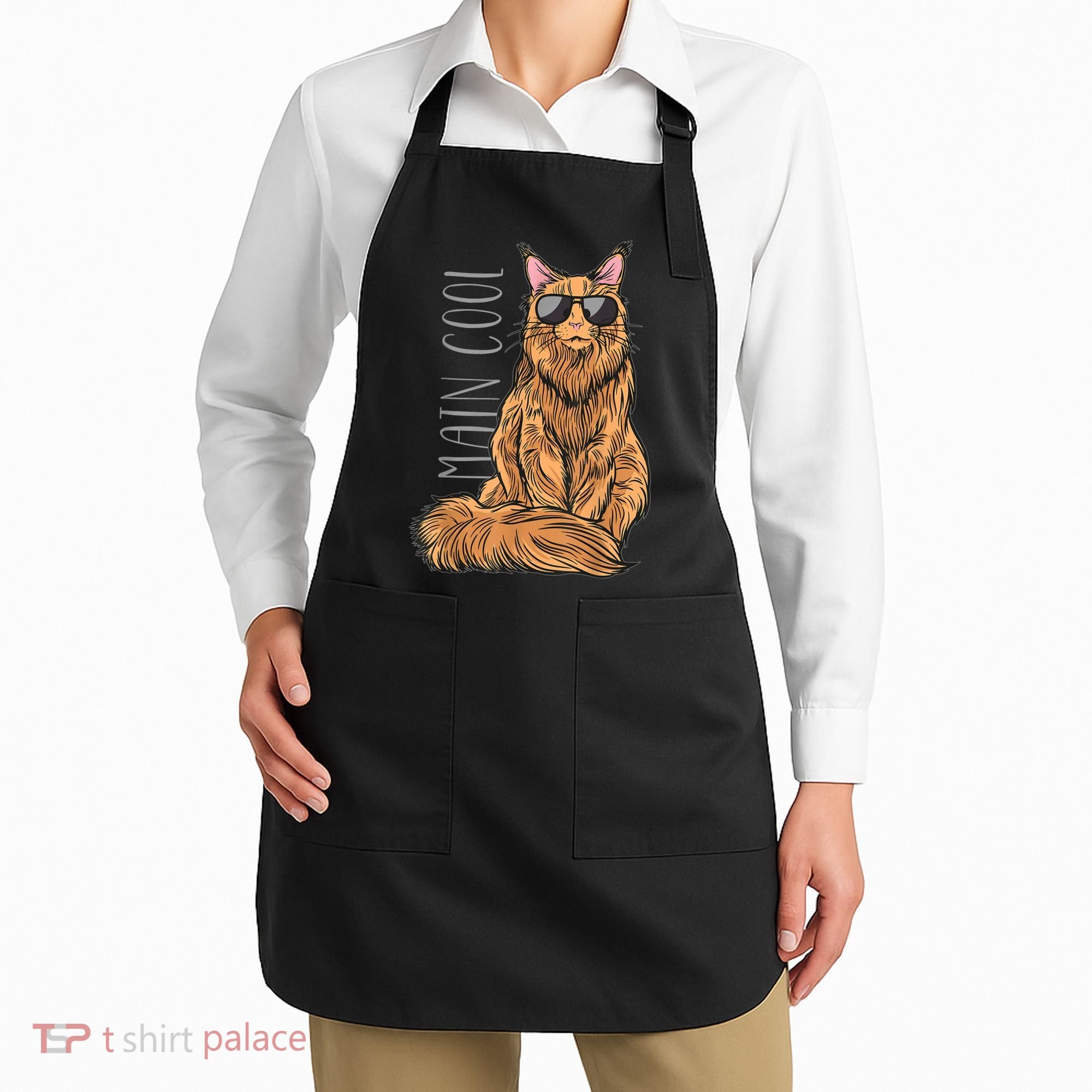 Maine Coon Cat Main Cool Apron