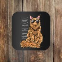 Maine Coon Cat Main Cool Coaster thumb 0