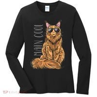 Maine Coon Cat Main Cool Women's Long Sleeve Shirt thumb 0