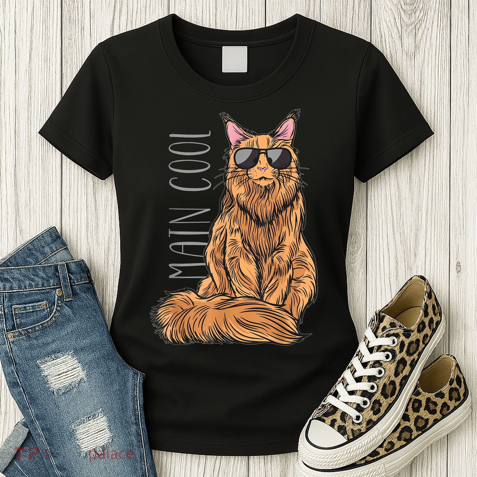 Maine Coon Cat Main Cool Women's T-Shirt