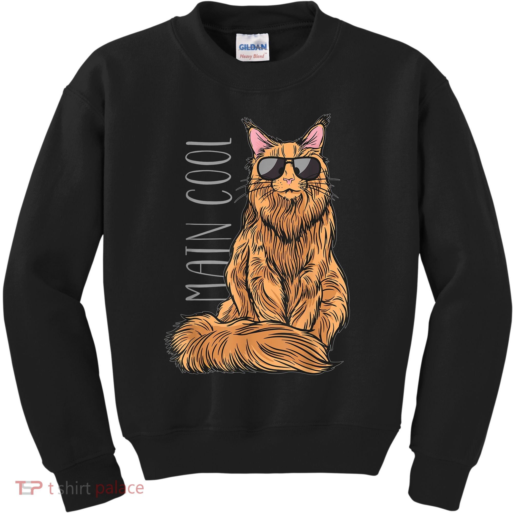 Maine Coon Cat Main Cool Kids Sweatshirt
