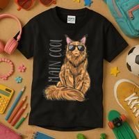 Maine Coon Cat Main Cool Kids T-Shirt thumb 3