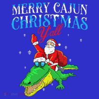 Merry Cajun Christmas Yall Funny Louisiana Bayou Xmas Sweatshirt thumb 3
