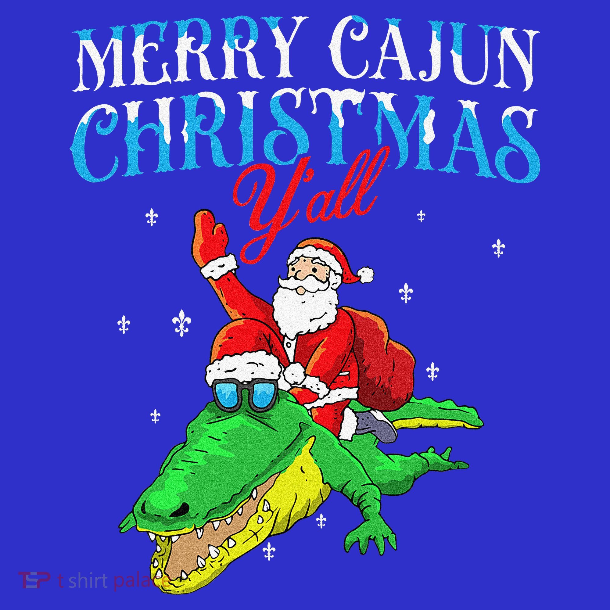 Merry Cajun Christmas Yall Funny Louisiana Bayou Xmas Baby Bodysuit